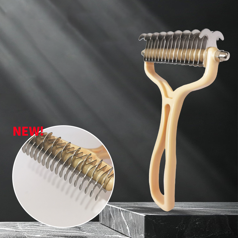 🐶🐱2-in-1 Pet Dematting & Deshedding Comb~Limited time 49% OFF – Premium quality – Bestseller! 🔥✨