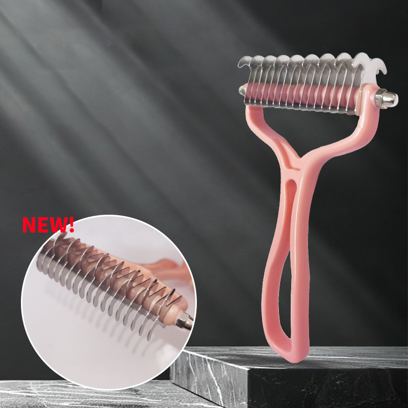 🐶🐱2-in-1 Pet Dematting & Deshedding Comb~Limited time 49% OFF – Premium quality – Bestseller! 🔥✨