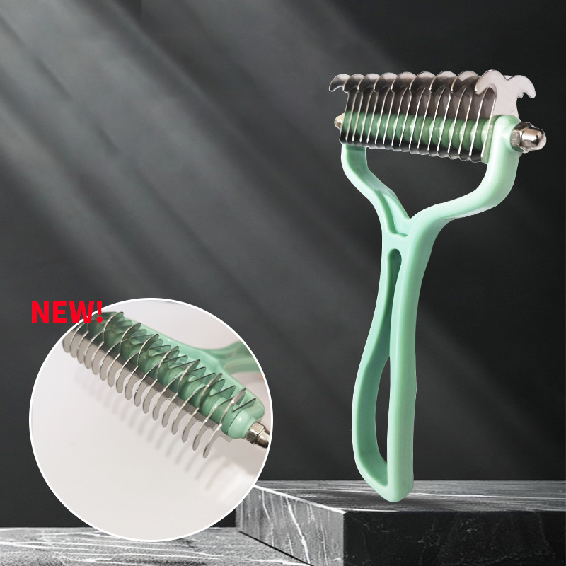 🐶🐱2-in-1 Pet Dematting & Deshedding Comb~Limited time 49% OFF – Premium quality – Bestseller! 🔥✨