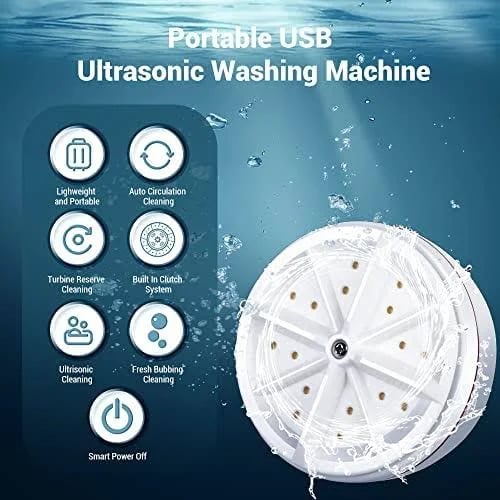 Hot Sale🔥Portable Ultrasonic Washing Machine