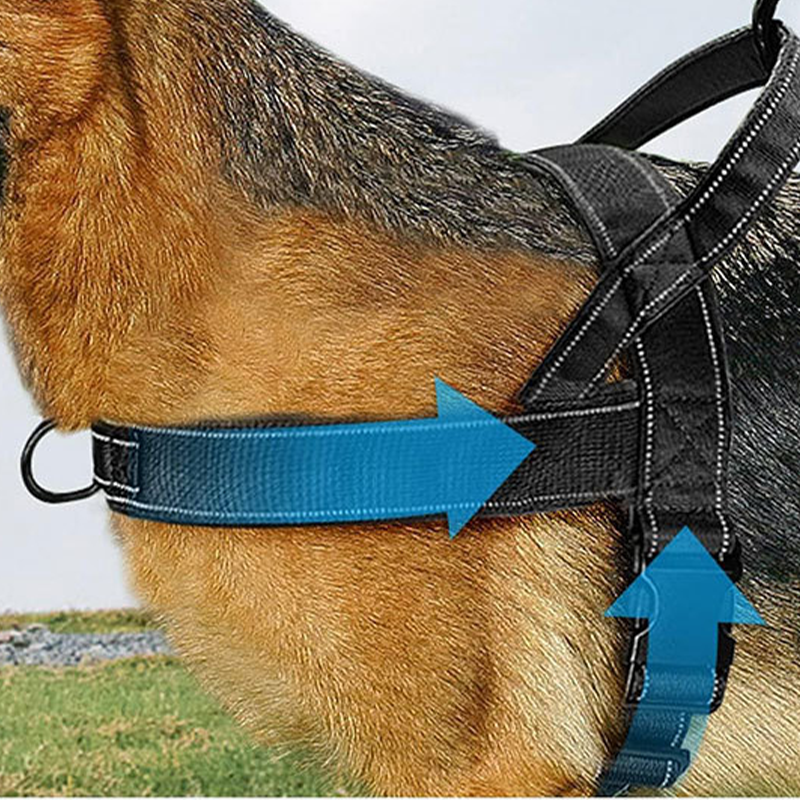 🥳2026 HOT SALE🥳💞50K+ SOLD!🐕💪 50% OFF! Heavy‑Duty Tactical Dog Harness – No‑pull, no‑choke. Reflective strips for night walks. Padded & easy‑grip handle. 🛡️✨