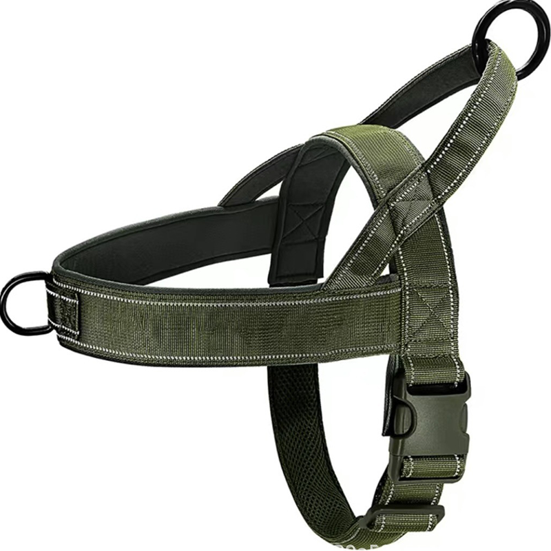 🥳2026 HOT SALE🥳💞50K+ SOLD!🐕💪 50% OFF! Heavy‑Duty Tactical Dog Harness – No‑pull, no‑choke. Reflective strips for night walks. Padded & easy‑grip handle. 🛡️✨