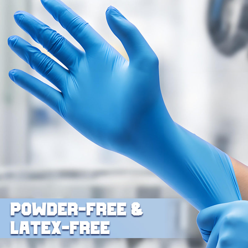 📢📢50% OFF !! ⏰100PCS Food-Grade Disposable Nitrile Gloves