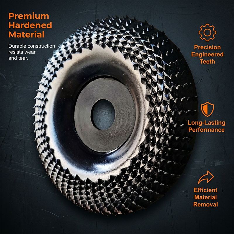 🔥50% OFF! Wood shaping disc for angle grinder – rapid removal, ultra durable. Perfect for carving & DIY! 50K+ sold! 🔧✨