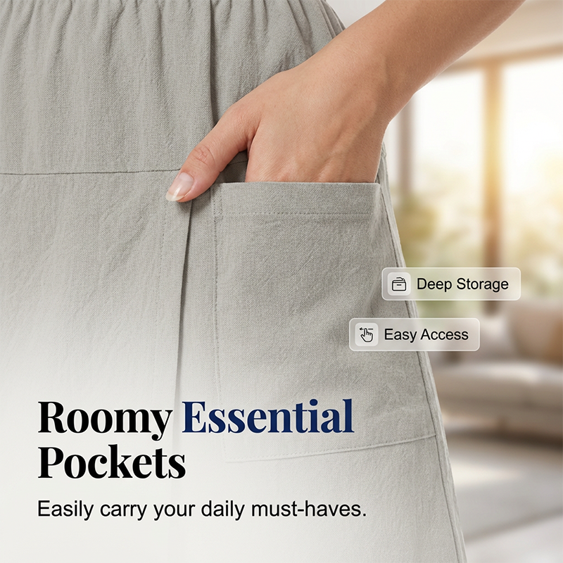 ⏳Time-Limited Special⏰Women's Casual Elastic Waist Wrap Skort