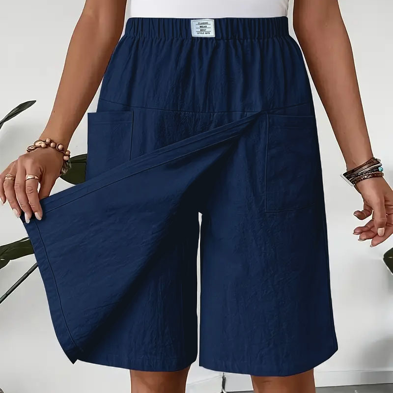 ⏳Time-Limited Special⏰Women's Casual Elastic Waist Wrap Skort