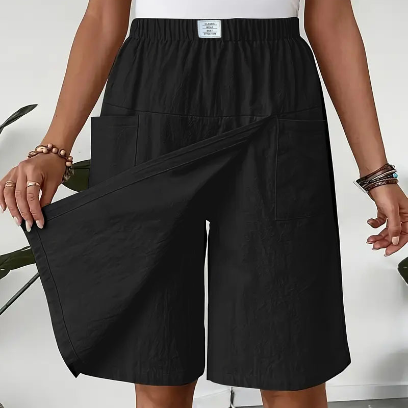 ⏳Time-Limited Special⏰Women's Casual Elastic Waist Wrap Skort