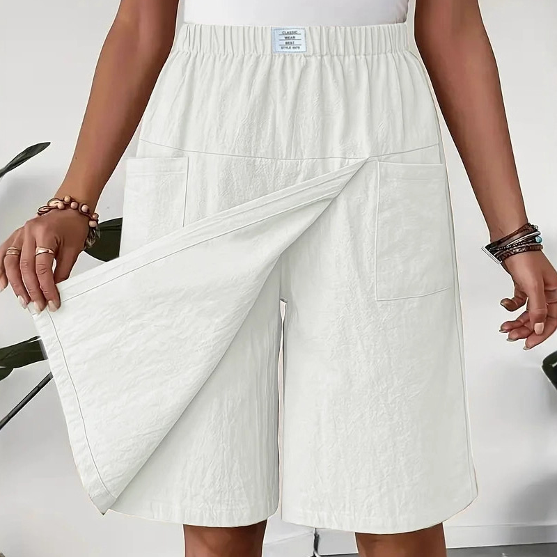⏳Time-Limited Special⏰Women's Casual Elastic Waist Wrap Skort
