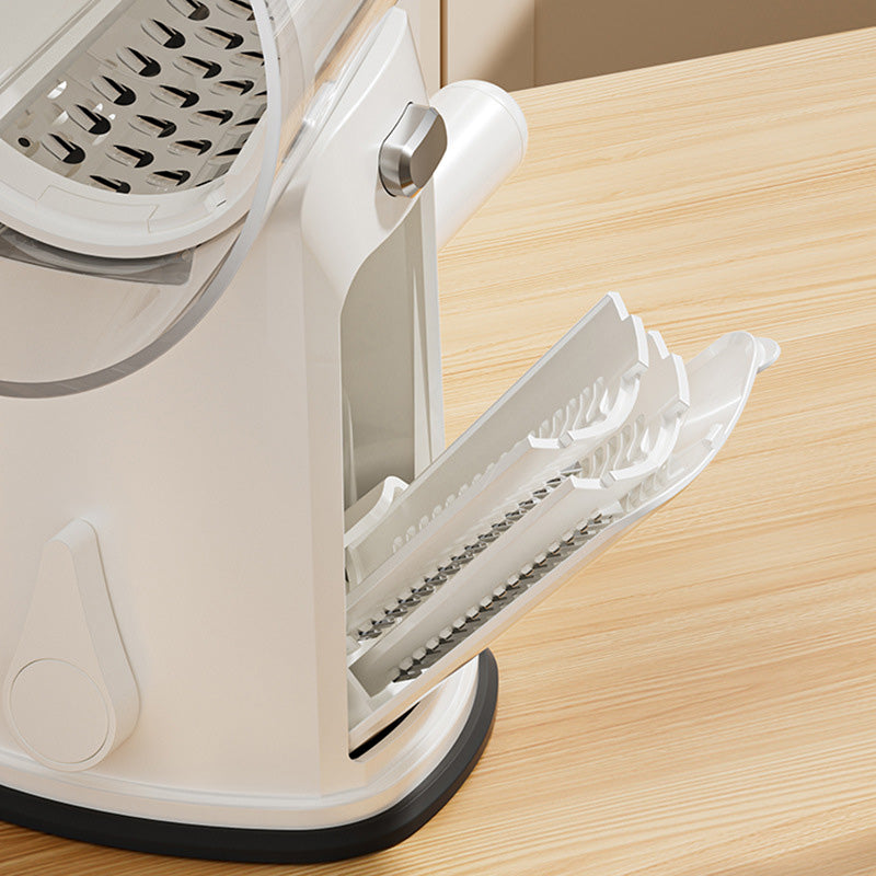 Multifunctional Hand-Crank Drum Vegetable Slicer