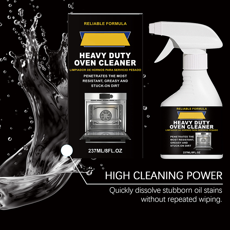 🥳2026 HOT SALE🥳💞50K+ SOLD!🔥🧽 50% OFF! Heavy Duty Oven Cleaner Spray – Dissolves baked‑on grease fast. No scrubbing – just spray, wait & wipe clean! 🍗✨