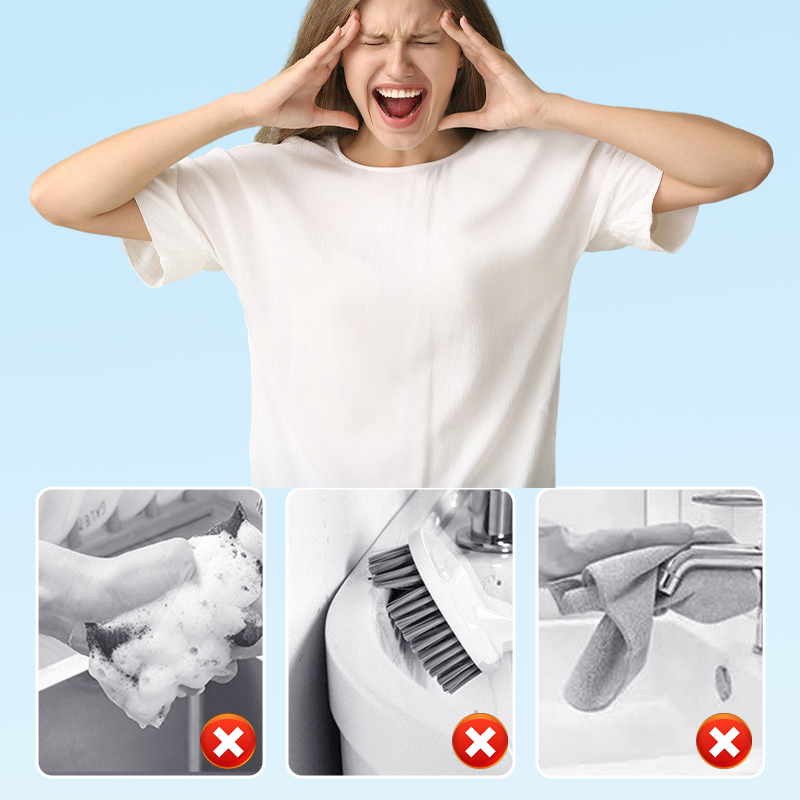🧼Antibacterial cleaning brush with balls for the bathroom