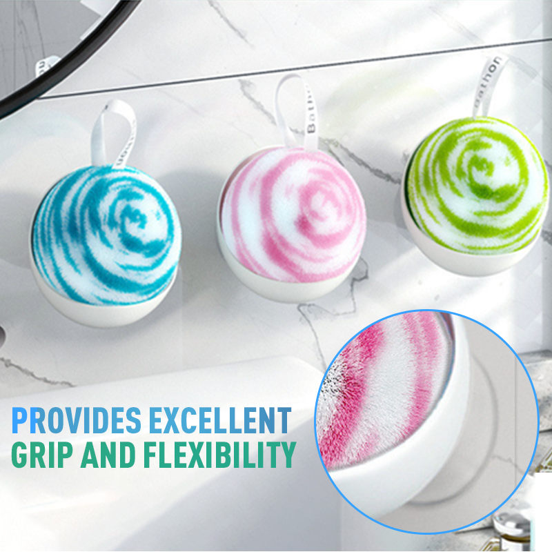 🧼Antibacterial cleaning brush with balls for the bathroom