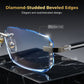 Anti-Blue Light Rimless Reading Glasses