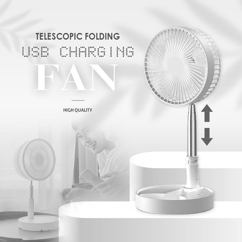📢📢50% OFF !! ⏰ Telescopic Folding USB Charging Fan