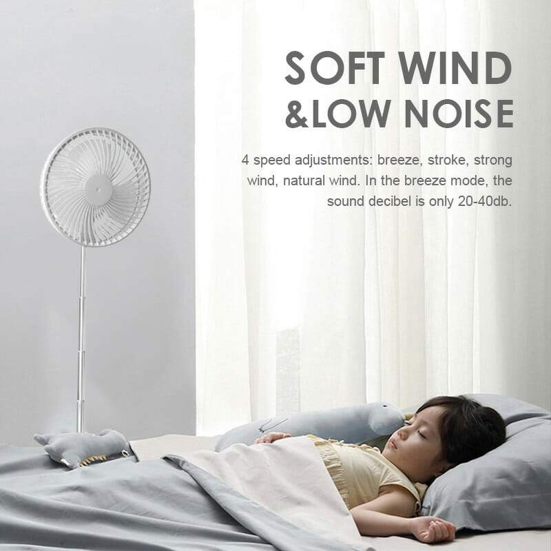 📢📢50% OFF !! ⏰ Telescopic Folding USB Charging Fan