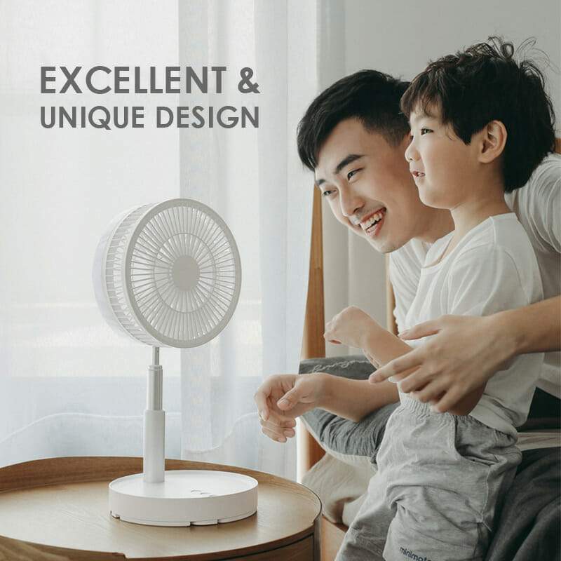 📢📢50% OFF !! ⏰ Telescopic Folding USB Charging Fan