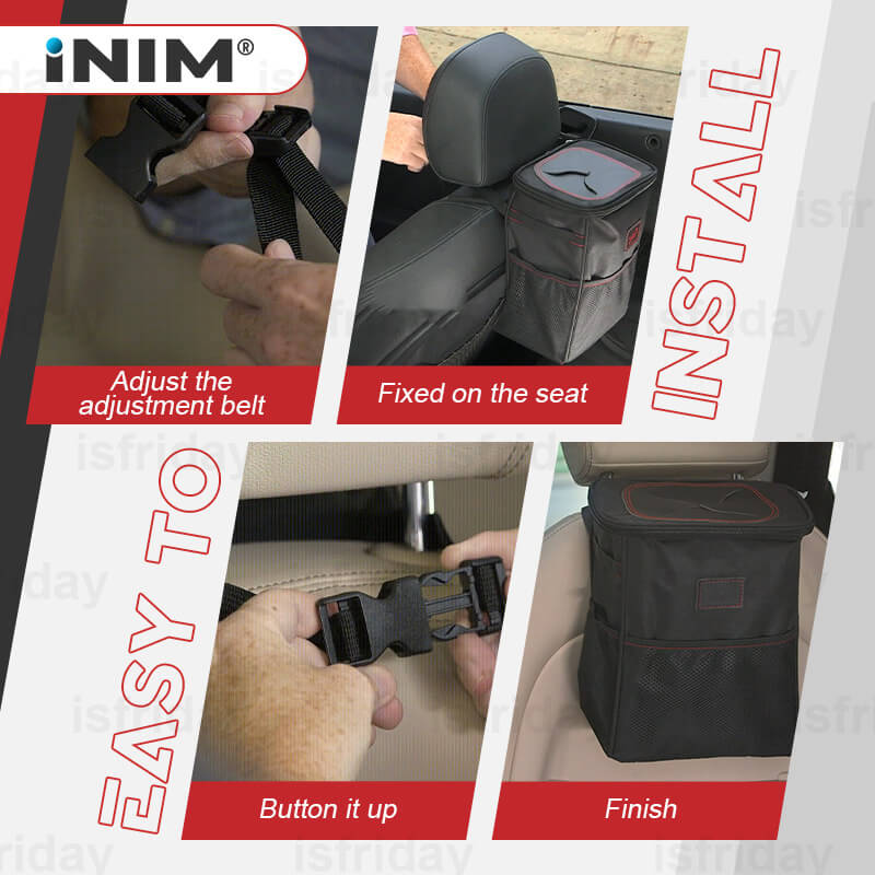 🎁50% OFF💥INIM® Multipurpose Car Organizer Garbage Bin