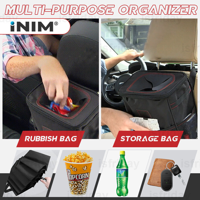 🎁50% OFF💥INIM® Multipurpose Car Organizer Garbage Bin