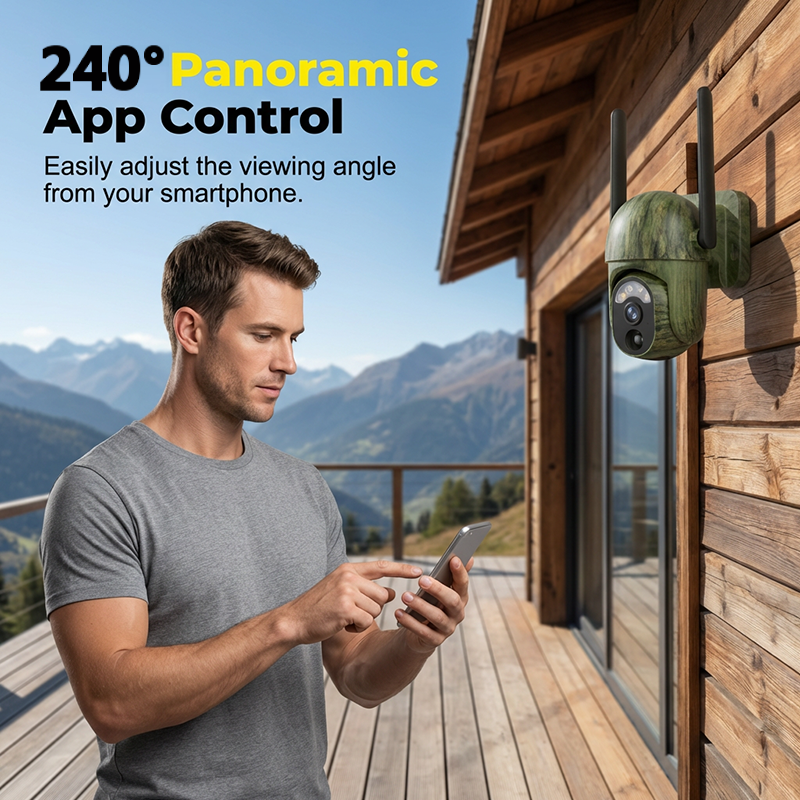 🥳2026 HOT SALE🥳💞50K+ SOLD!🏡⚡ 50% OFF! Night Vision Solar Cam – 240° panoramic, motion alerts. All‑weather durable. A smart security upgrade. 🌟🔒