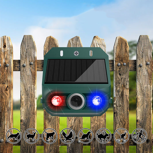 Solar-Powered Ultrasonic Animal Repellent