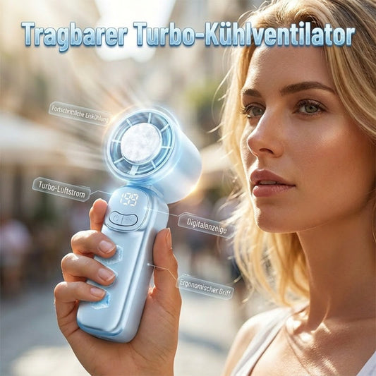 Portable mini fan with long-lasting battery