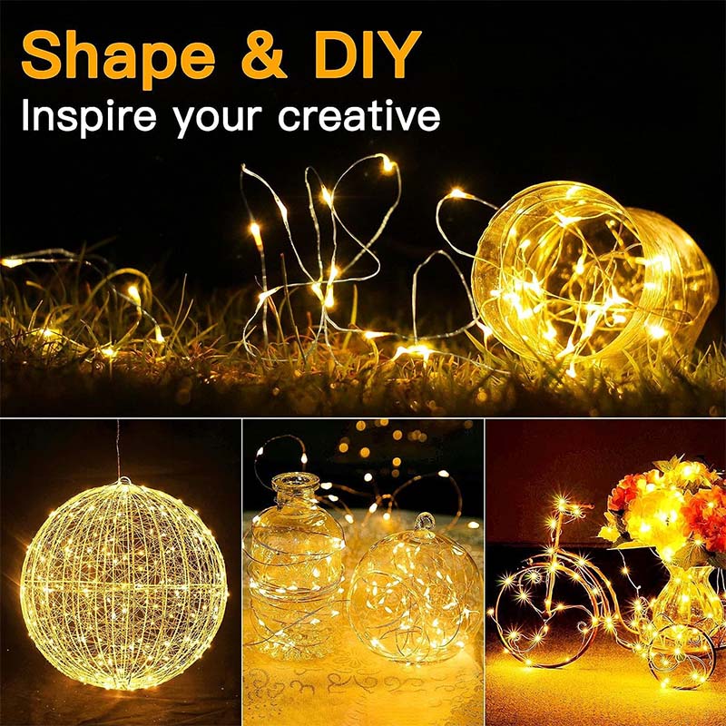 Battery-Operated Fairy String Lights
