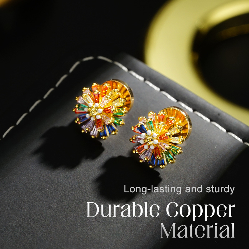📢📢Colorful Firework Stud Earrings for Women