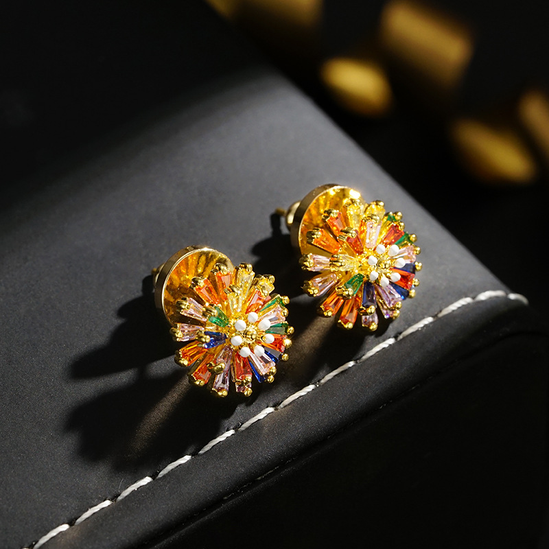 📢📢Colorful Firework Stud Earrings for Women