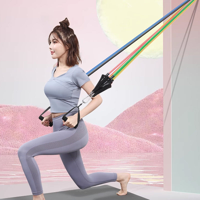📢📢50% OFF !! ⏰💪 Build Your Dream Body Without a Gym  Adjustable Resistance Band Set for Full-Body Training Anywhere
