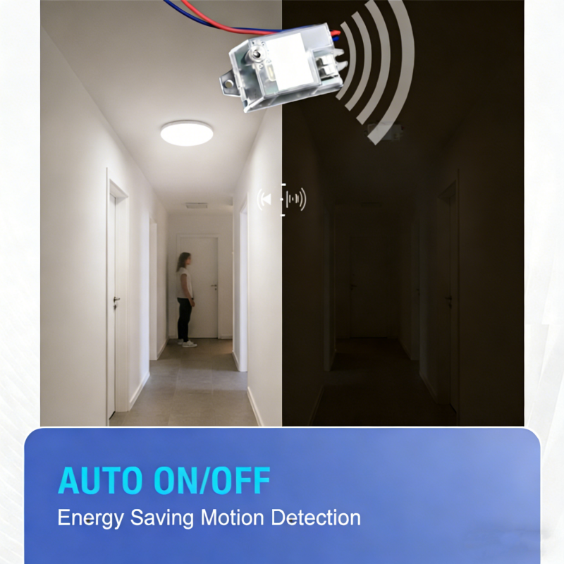 ❄️ Summer Sale: 50% Off! 💡Smart Motion Sensor Light Switch – Automatic Lighting for Hallways, Stairways, Bathrooms, and Storage Rooms