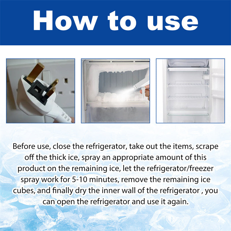 🔥Limited Time Promotion 50% OFF - 🧊Defrosting Spray for Fridge Freezer