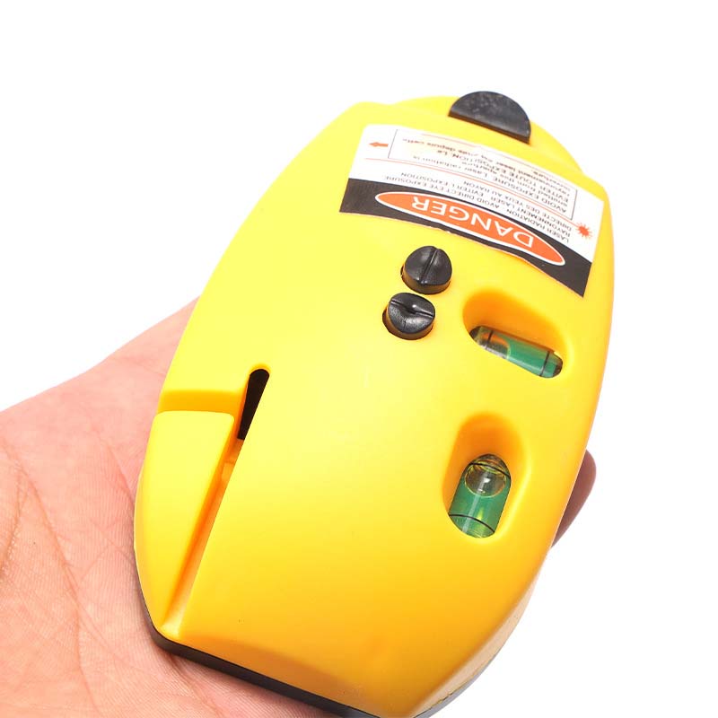 Handheld yellow laser level compact design