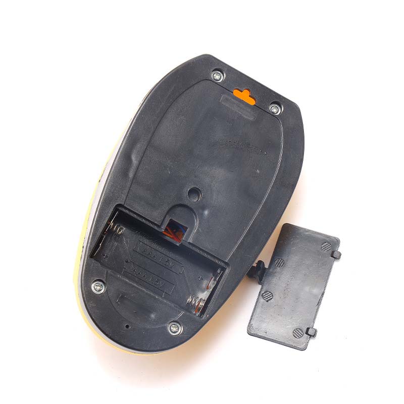 Back side battery compartment laser level