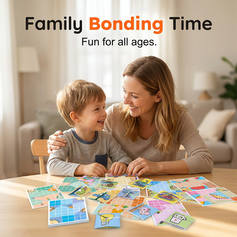 Educational Paper Folding Puzzle Game for Kids