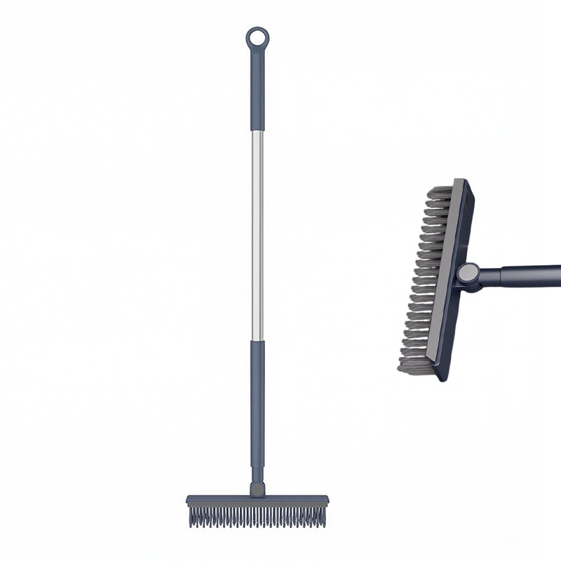 🧹 2-in-1 Grout & Corner Scrubber Brush with Squeegee🫧