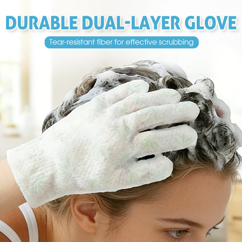 😍50KD+⏳50% OFF🔥Rinse-Free Hair Cleansing Gloves for Oil Control (10-Pack)