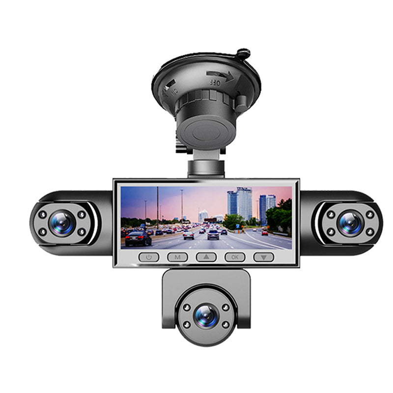 🎉 2026 Sale — Over 36,000 Sold! 🚗 5-Camera Panoramic Dash Cam – Full View No Blind Spots 🛡️✨