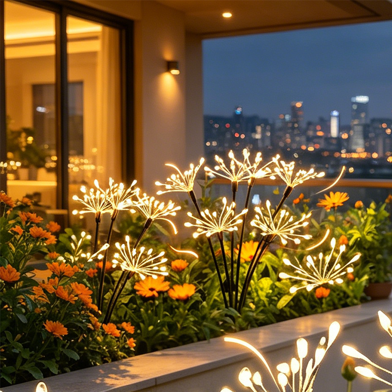 🏆LAST DAY SALE 50% OFF!!🎁Solar Firework Garden Stake Lights