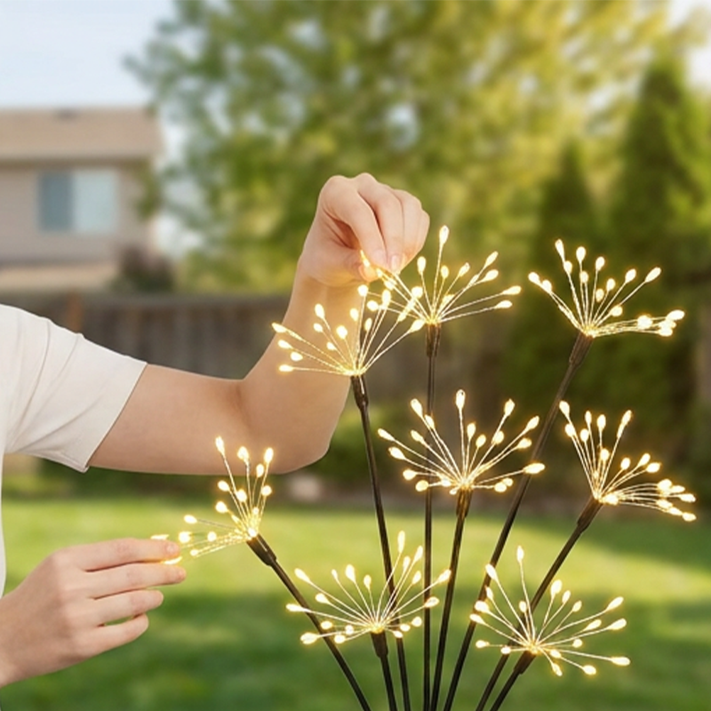 🏆LAST DAY SALE 50% OFF!!🎁Solar Firework Garden Stake Lights