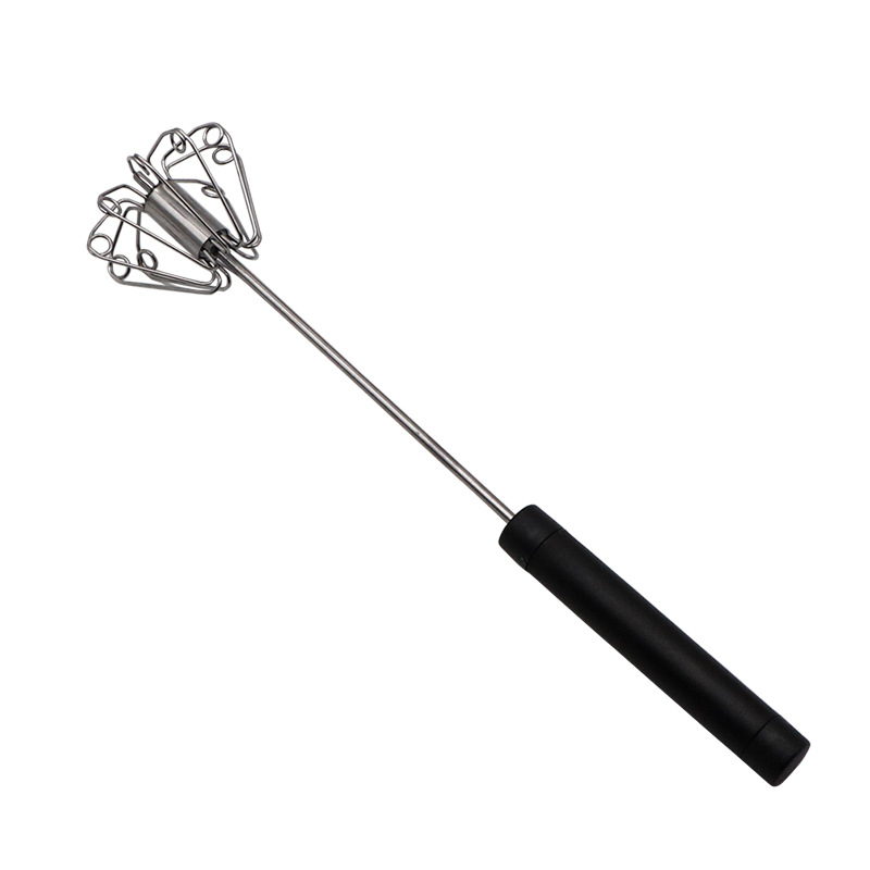 Stainless Steel Semi-Automatic Hand Egg Beater