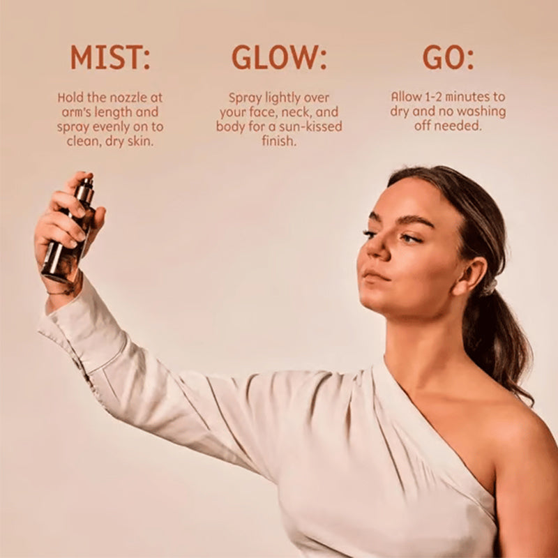Hydrating Self-Tanning Mist for a Natural Glow