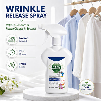🥳2026 HOT SALE🥳💞50K+ SOLD!👔❤️‍🔥 50% OFF!Instant Wrinkle Release Fabric Spray