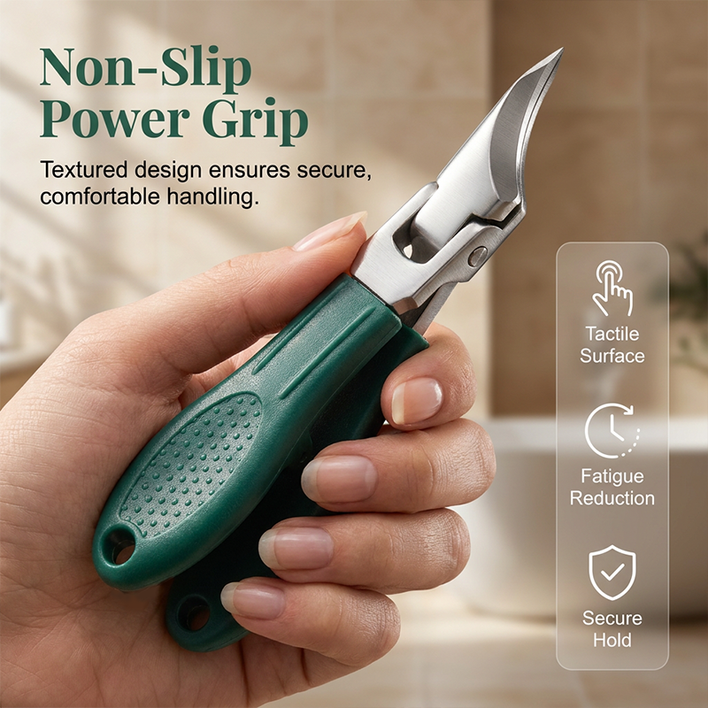 ✂️ Precision Nail Care 3-Piece Set | Curved Blade Prevents Splitting - Double-Sided File Smooths Rough Edges | 🏃‍ At-Home Care - Perfect for Travel