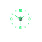 3D DIY Luminous Acrylic Wall Clock Set