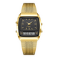 ⏱️ Vintage-Style Square Watch with Multifunction Display — Classic Retro Design, Modern Features