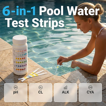 📢 SUMMER READY SALE! 🔥 50% OFF Pro-Grade Water Test Strips. Stock up now! 🏊‍♀️