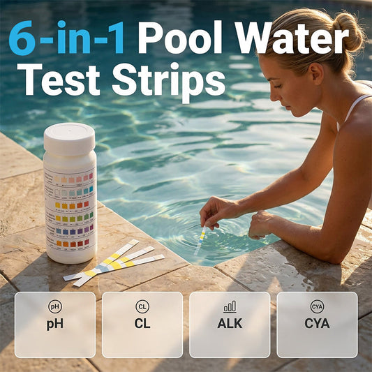 📢 SUMMER READY SALE! 🔥 50% OFF Pro-Grade Water Test Strips. Stock up now! 🏊‍♀️