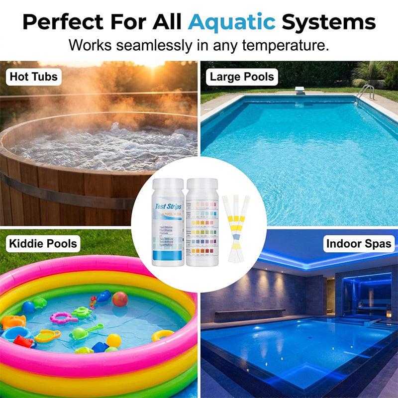 📢 SUMMER READY SALE! 🔥 50% OFF Pro-Grade Water Test Strips. Stock up now! 🏊‍♀️