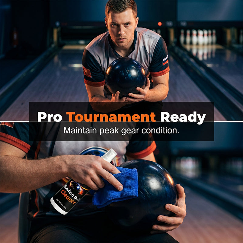 Pro tournament ready bowling ball cleaner spray