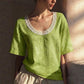 Vintage Lace Summer Blouse